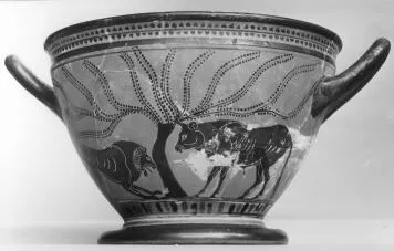 SKYPHOS (ATHENIAN, BLACK-FIGURE)