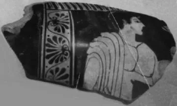 KRATER, VOLUTE, FRAGMENT (ATHENIAN, RED-FIGURE)