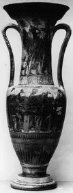 LOUTROPHOROS (ATHENIAN, BLACK-FIGURE)