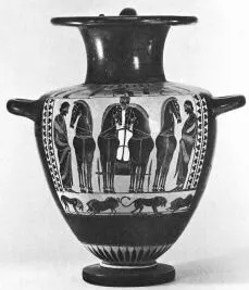 HYDRIA (ATHENIAN, BLACK-FIGURE)