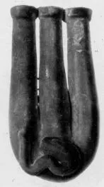 FIGURE VASE (EAST GREEK)