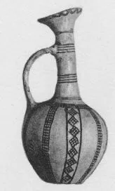 JUG (CYPRIOT, BRONZE AGE, WHITE SLIP WARE)
