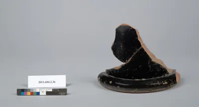 Terracotta fragment of a psykter (vase for cooling wine)