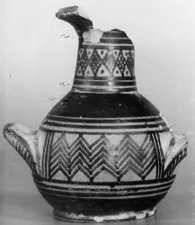 AMPHORA, BELLY-HANDLED (ATHENIAN GEOMETRIC)