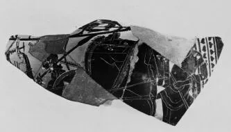 HYDRIA, FRAGMENT (ATHENIAN, BLACK-FIGURE)