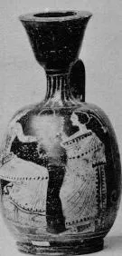 LEKYTHOS, SQUAT (SOUTH ITALIAN, CAMPANIAN, RED-FIGURE)