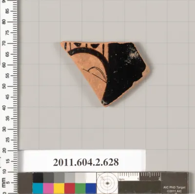 Terracotta fragment of a column-krater (bowl for mixing wine and water)