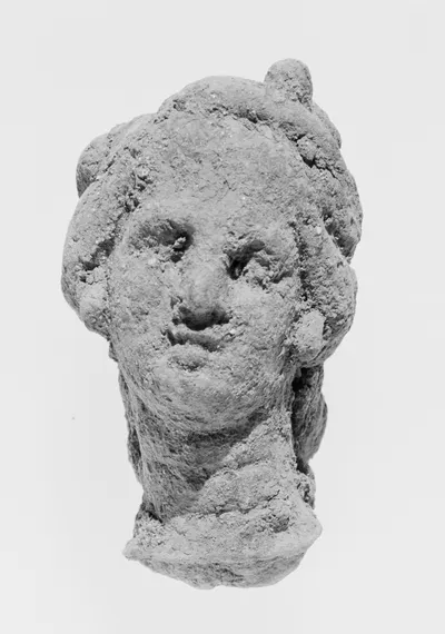 Head with Melon Coiffure and Wreath