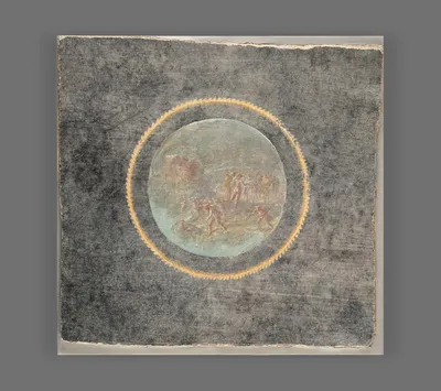 Fresco Fragment with Herakles and Hesione