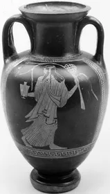 AMPHORA, NECK (ATHENIAN, RED-FIGURE)