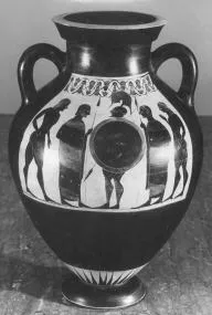AMPHORA, BELLY, TYPE B (ATHENIAN, BLACK-FIGURE)