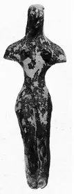 FIGURE VASE (ATHENIAN GEOMETRIC)