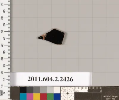 Terracotta fragment of an undetermined shape