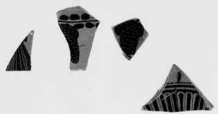 CUP, FRAGMENTS (ATHENIAN, BLACK-FIGURE)