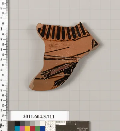 Terracotta fragment of a hydria (water jar)