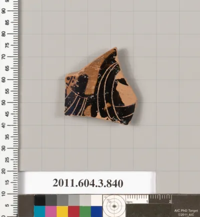 Terracotta fragment of a lekythos (oil flask)