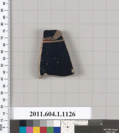 Terracotta fragment of a kylix (drinking cup)