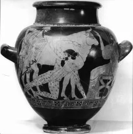 STAMNOS (ATHENIAN, RED-FIGURE)