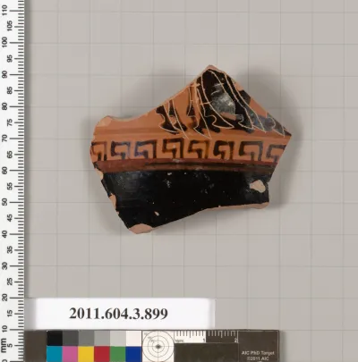 Terracotta fragment of a lekythos (oil flask)