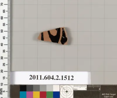 Terracotta fragment of a skyphos (deep drinking cup)