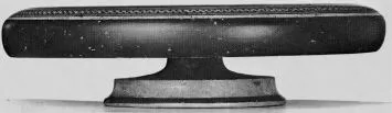 PLATE, STEMMED (ATHENIAN, BLACK GLAZE)