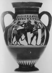 AMPHORA, BELLY, TYPE B (ATHENIAN, BLACK-FIGURE)