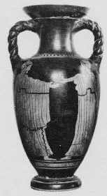 AMPHORA, NECK (ITALIOTE, RED-FIGURE)