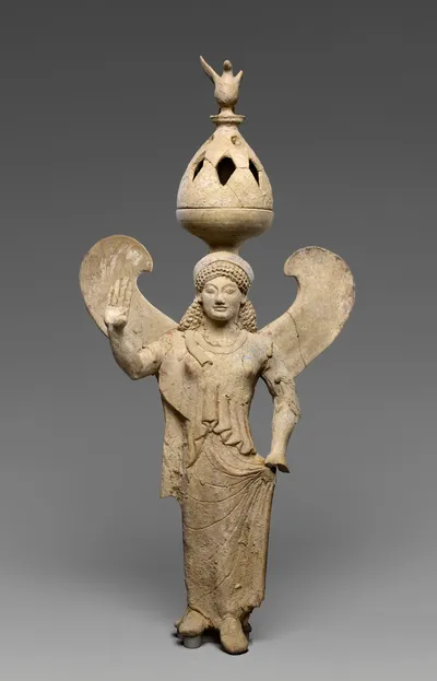 Thymiaterion Supported by a Statuette of Nike