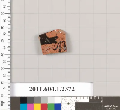 Terracotta fragment of a kylix (drinking cup)