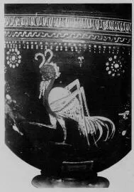 KRATER, BELL (SOUTH ITALIAN, GNATHIAN, BLACK GLAZE)