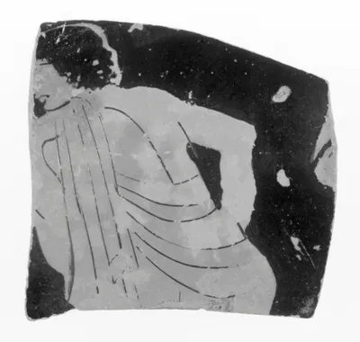 Attic Red-Figure Kylix Fragment