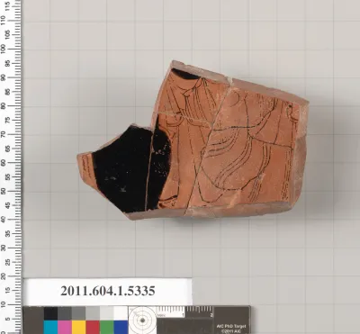 Terracotta fragment of a kylix (drinking cup)