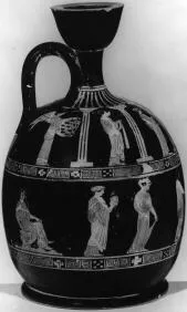 LEKYTHOS, SQUAT (ATHENIAN, RED-FIGURE)