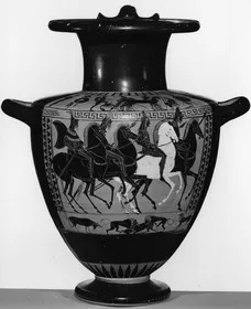 HYDRIA (ATHENIAN, BLACK-FIGURE)
