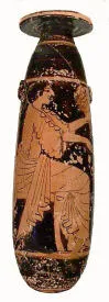 ALABASTRON (ATHENIAN, RED-FIGURE)