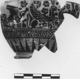 SKYPHOS, FRAGMENT (ATHENIAN, BLACK-FIGURE)