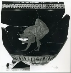 SKYPHOS, FRAGMENT (ATHENIAN, BLACK-FIGURE)