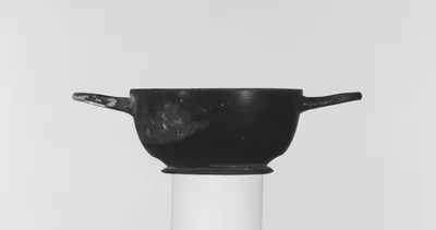 Attic Black-Ware Glaze Stemless Cup
