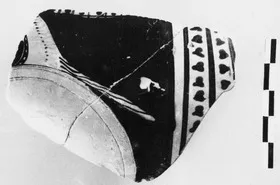 KRATER, COLUMN, FRAGMENT (ATHENIAN, RED-FIGURE)