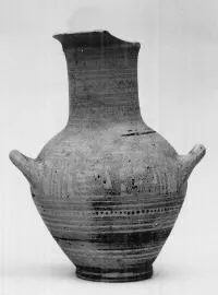 AMPHORA, BELLY-HANDLED (ATHENIAN GEOMETRIC)