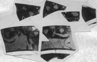 SKYPHOS, FRAGMENTS (ATHENIAN, RED-FIGURE)