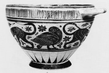 SKYPHOS (CORINTHIAN, BLACK-FIGURE)
