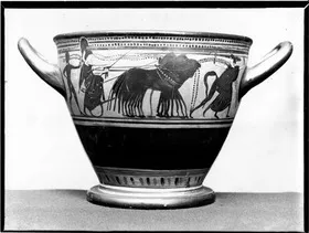 SKYPHOS (ATHENIAN, BLACK-FIGURE)