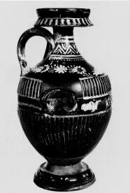 HYDRIA (SOUTH ITALIAN, GNATHIAN, BLACK GLAZE)