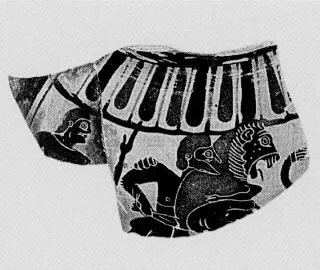 OINOCHOE, FRAGMENTS (ATHENIAN, BLACK-FIGURE)