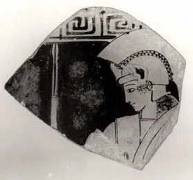 LEKYTHOS, FRAGMENT (ATHENIAN, RED-FIGURE)