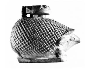 FIGURE VASE, ARYBALLOS (EAST GREEK)