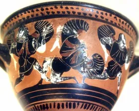 SKYPHOS (ATHENIAN, BLACK-FIGURE)