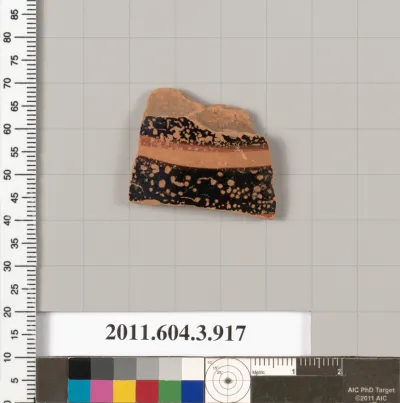 Terracotta fragment of a lekythos (oil flask)