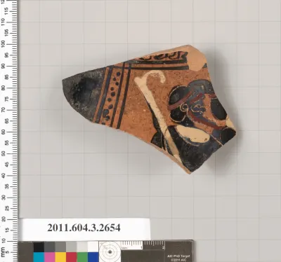 Terracotta fragment of an olpe (jug)